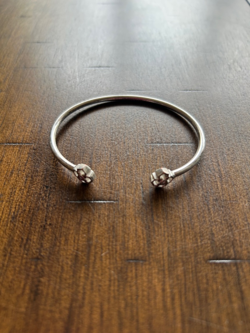 Kendra Scott Open Cuff Bracelet with Floral End Caps